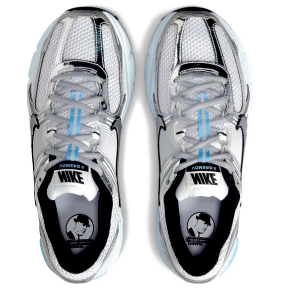 📎🩵 NIKE ZOOM VOMERO 5 METALLIC SILVER BLUE TINT 🩵📎